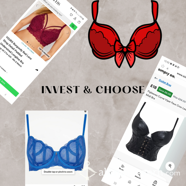 Invest & Choose (bra Edition) Size 46E