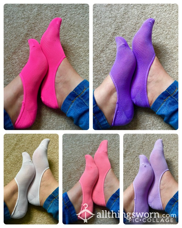 Invisible Colourful Socks 🤍💜🧡🩷🦶 Which Colour Would You Choose? 😈