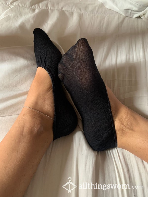 Invisible/non-show Black Smelly Socks 🖤🖤