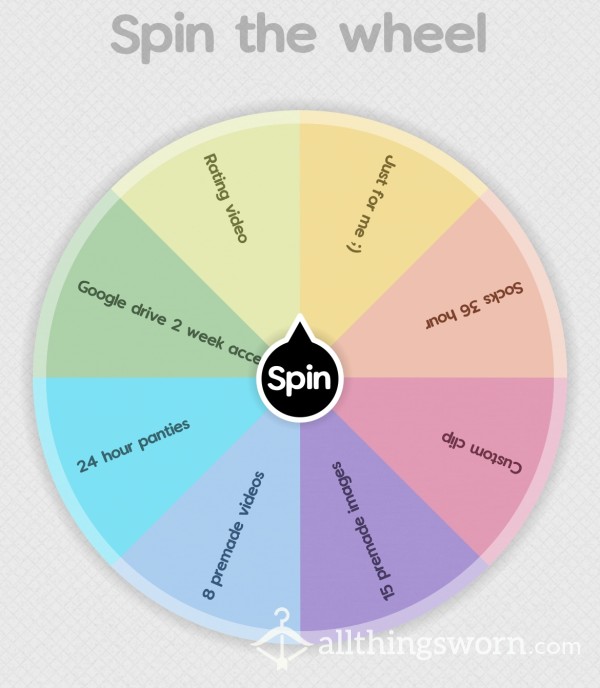 It’s Back 😉 Spin My Wheel To Decide On Your Treat With Me 😈🥰💋😍
