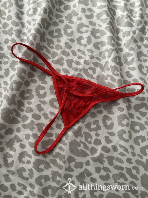 Itty Bitty Red Thong