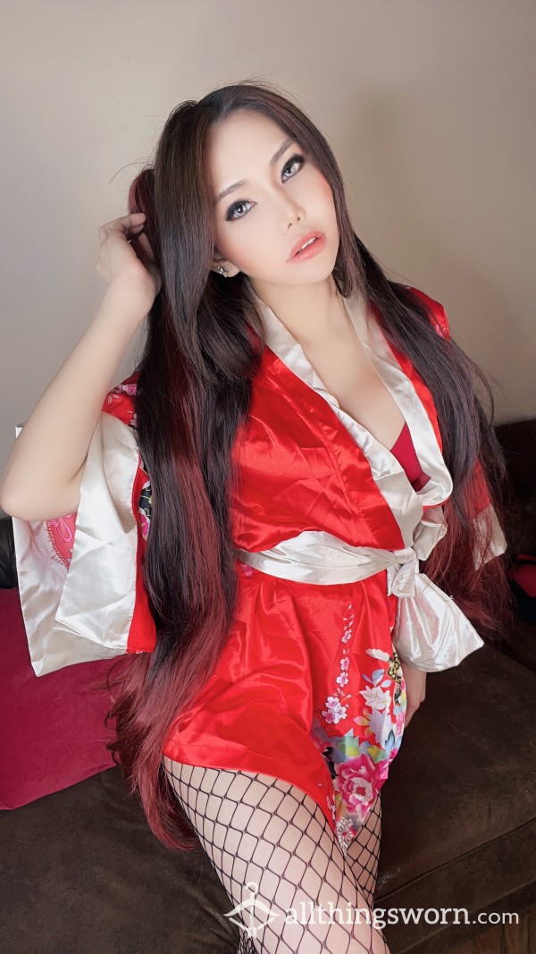 Japanese Kimono  ( Free Shipping ) And Free 1 SPH Premade Video