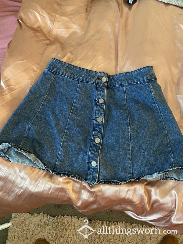Jean Skirt Size Large