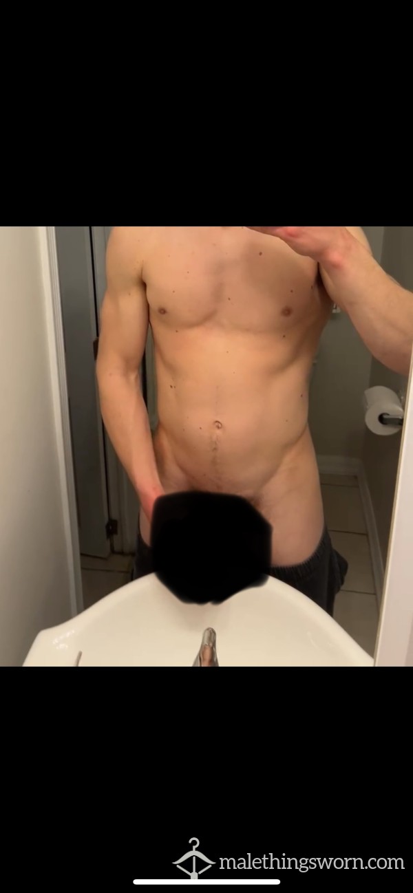 Jerking Off And Cumming On Mirror