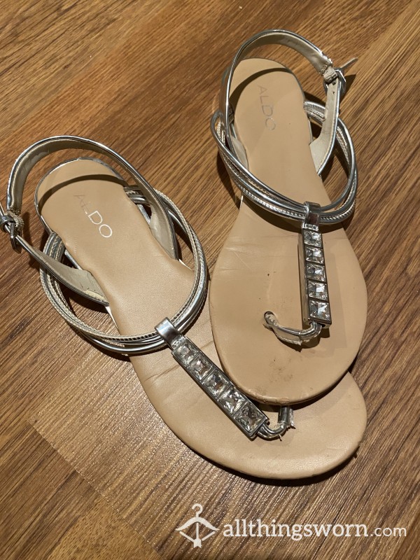 Jewelled Flat Sandals
