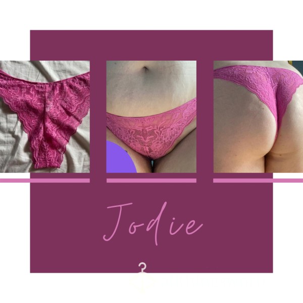 “Jodie” Pink Lace Brazilian