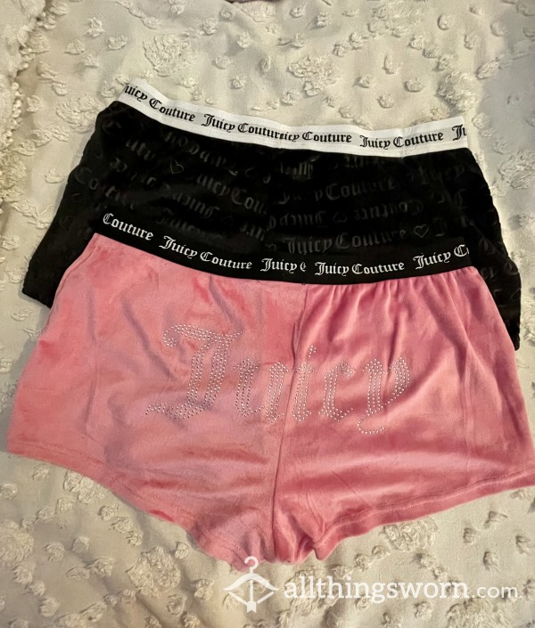 Juicy Couture Velvet Booty Shorts