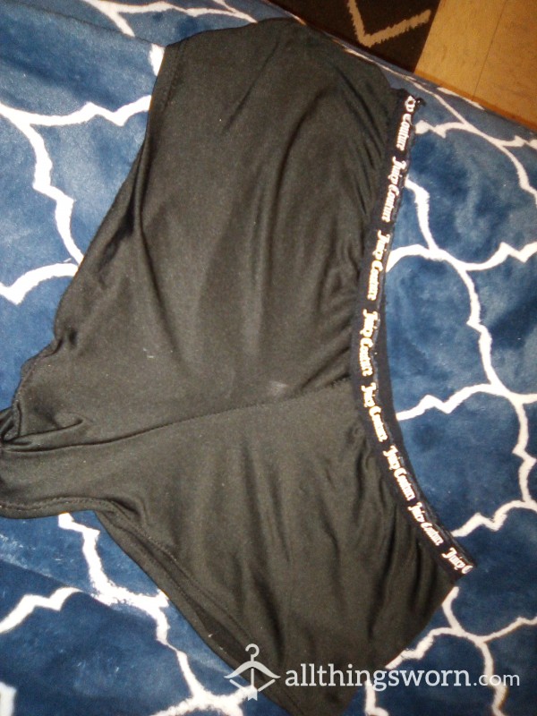 (SOLD)Juicy Couture 1X Boyshorts In Black