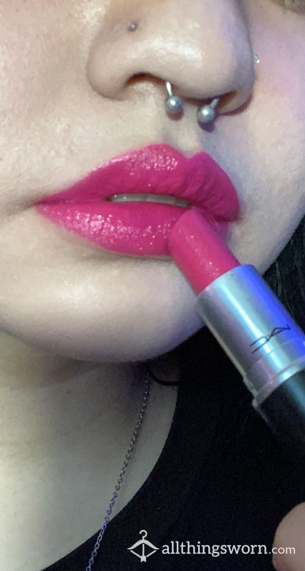 Juicy Hot Pink Lipstick