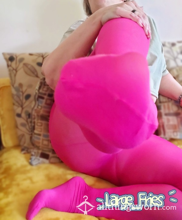 Juicy Hot Pink Pantyhose
