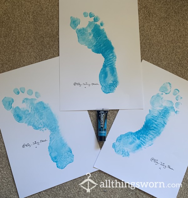 Juicy Right Foot Body Print 🦶 🎨
