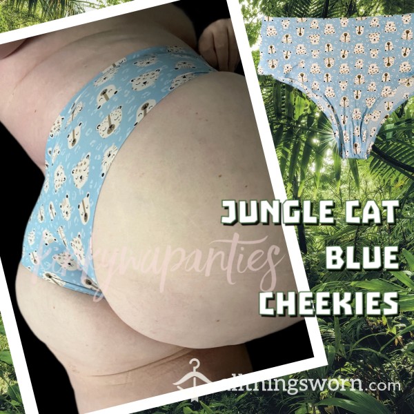 🐆 Jungle Cat Print Cheekies - Includes 48-hour Wear & U.S. Shipping