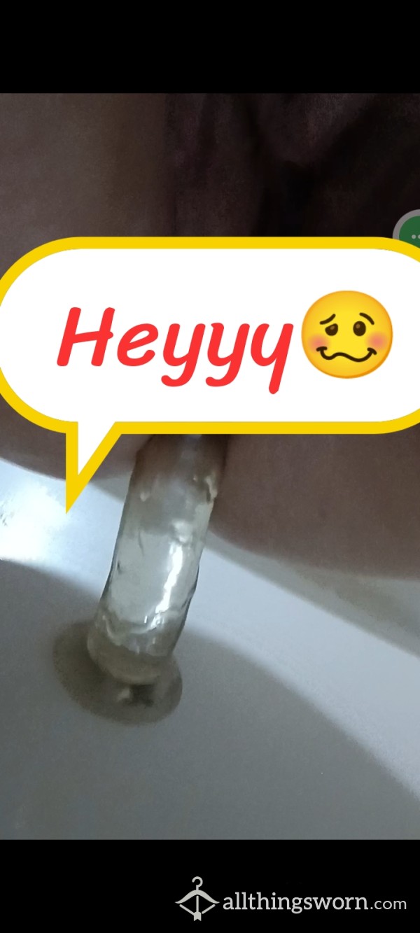 Just A Quick 38 Second Dildo Play (anal) In The Shower While Masturbating