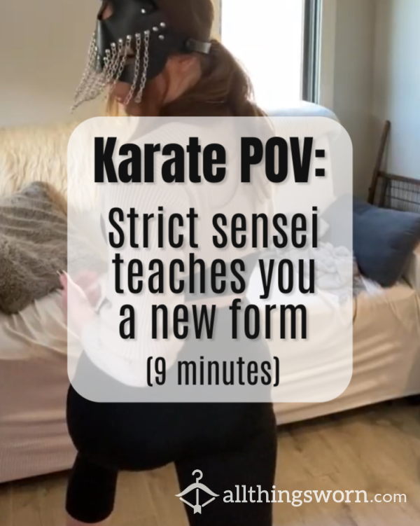 Karate POV: Strict Sensei Teaches You A New Form