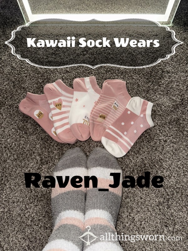 Kawaii Neko Ankle Sock Wear