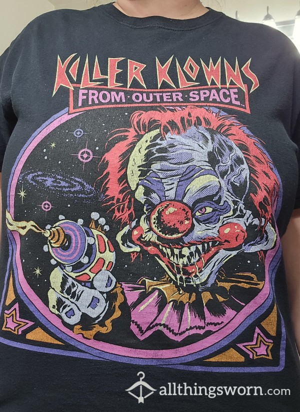 Killer Klowns From Outerspace Tee Shirt, Mens Size L