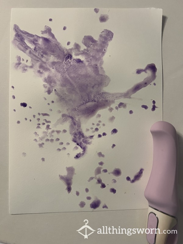 Kinky Squirting WaterColor Art 🎨💦🖌️
