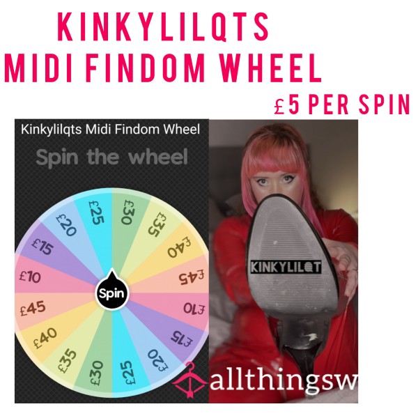 Kinkylilqts Midi Findom Wheel Spin