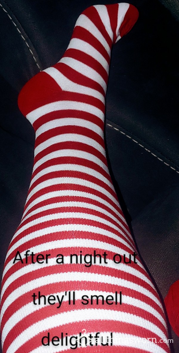 Knee High Red Socks