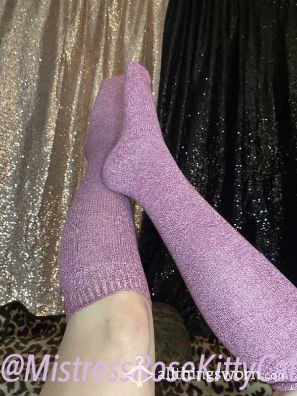 Knee High Soft Pink Socks