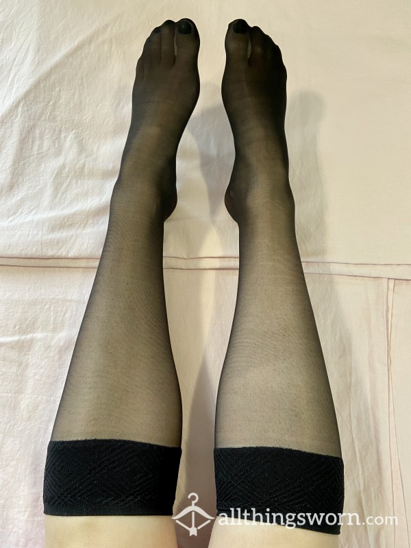 Knee High Stocking Socks - Black