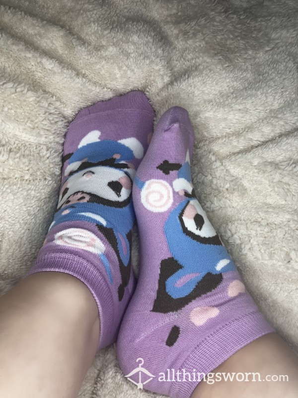 Kuromi Sanrio Ankle Socks!
