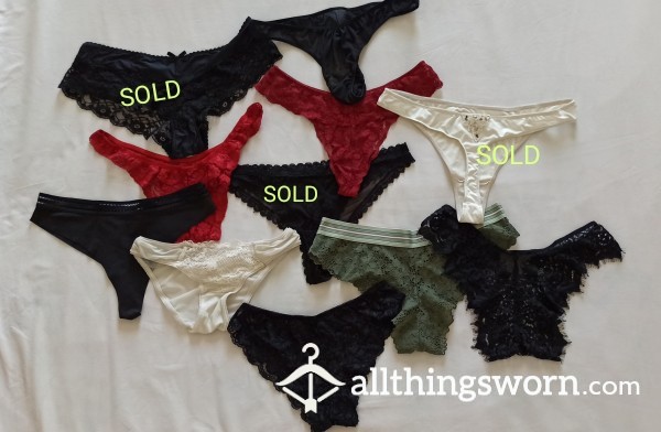 Dive Into My Drawer | Lace And Silky Panties - Customize Them😉