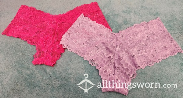 Lace Cheeky Panty - Available In 2 Colors
