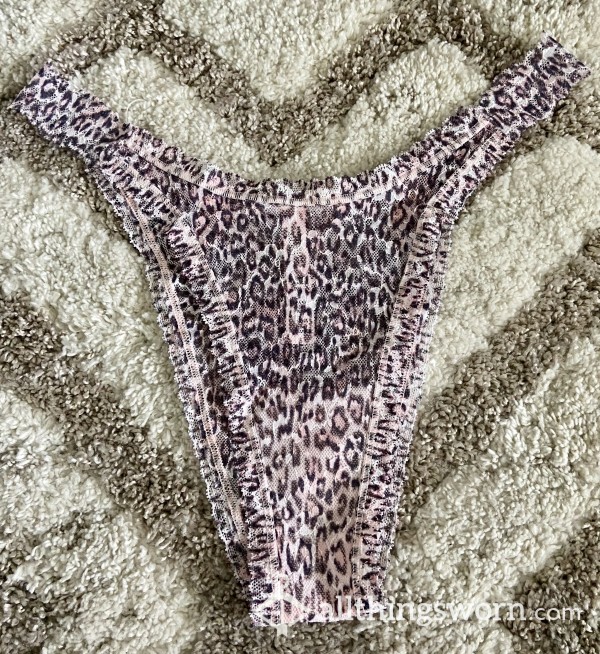 Lace Cheetah Panties