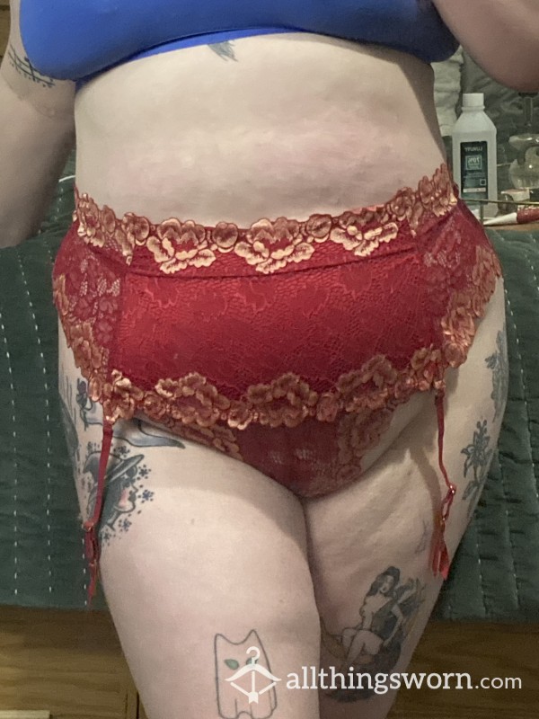 Lace Garter Panties