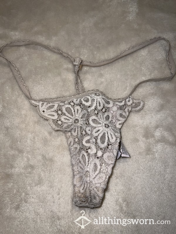 Lace Nude Gstring Thong