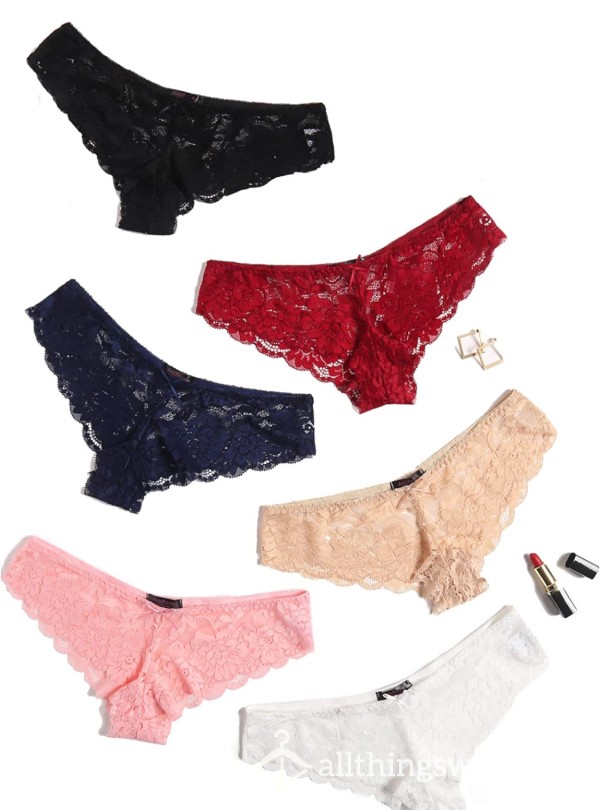 Lace Panties, Pick Your Color & Pick Wear Time!