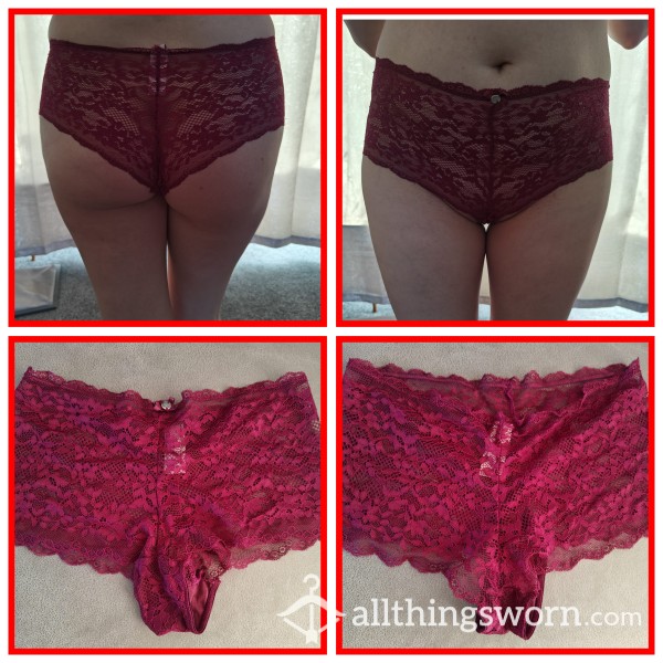 Lace Red Knickers Boux Avenue