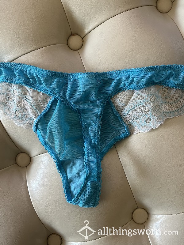 SOLD -Lace Thongs 48hr Wear
