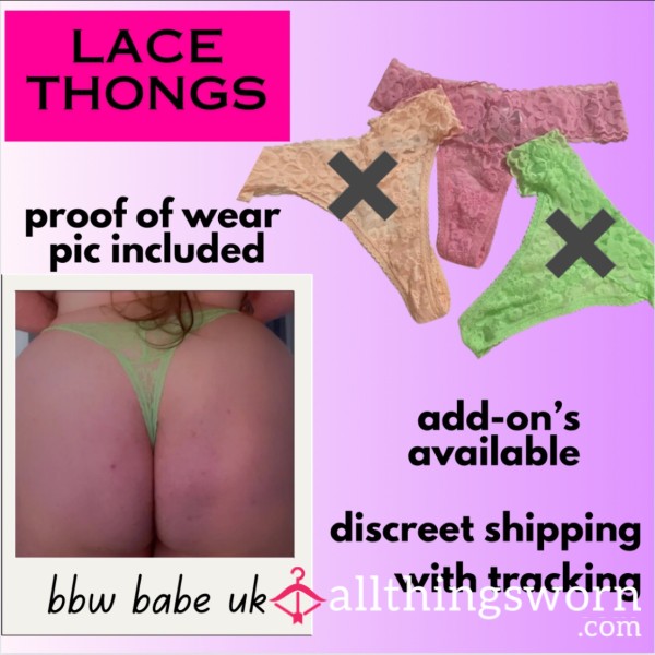 Lace Thongs