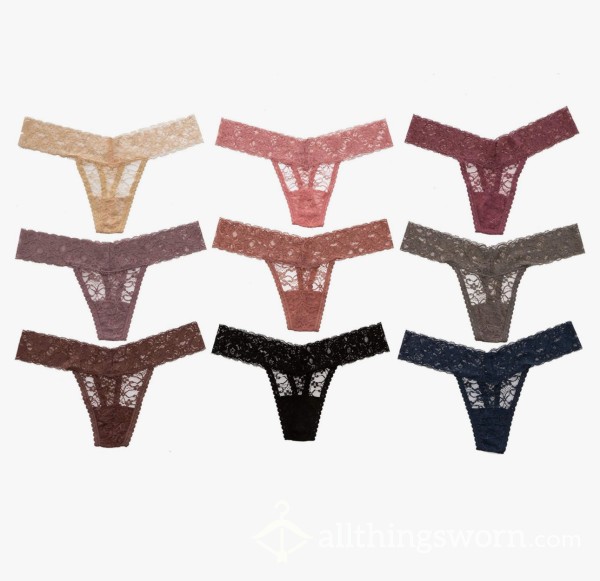 Lace Thongs; Pick Your Color & Wear Time