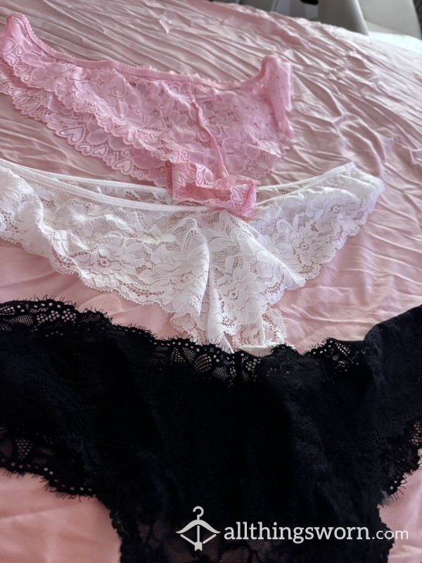 Lace Thongs, Take Your Pick<3