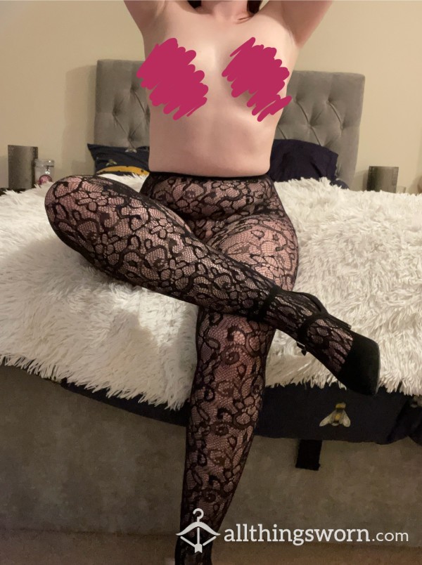 Lace Tights - Topless & Feet 29 Pic Set