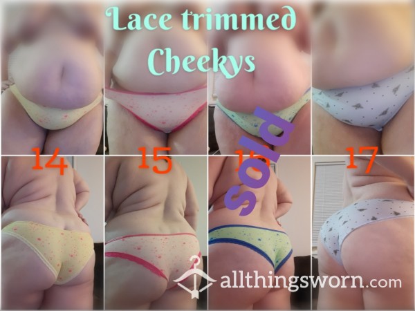 Lace Trimmed Cheekys