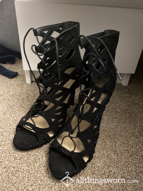 Lace Up Size 9 Heels