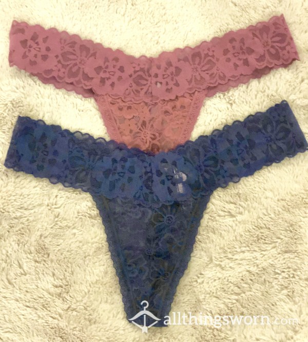 Lace Victoria’s Secret MILF Thongs