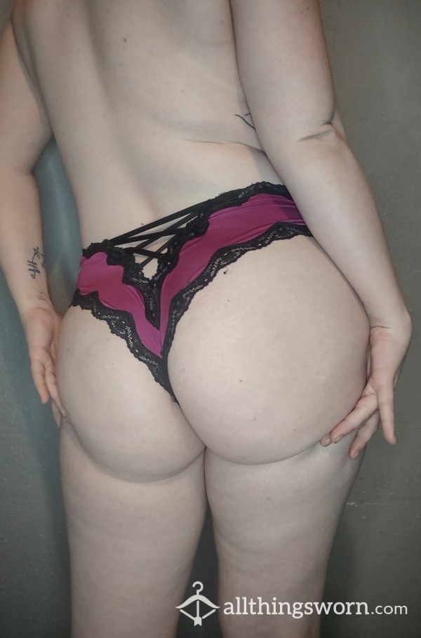 Laced Up Cut Out Panties