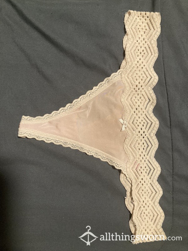 Lacey Nude Thong