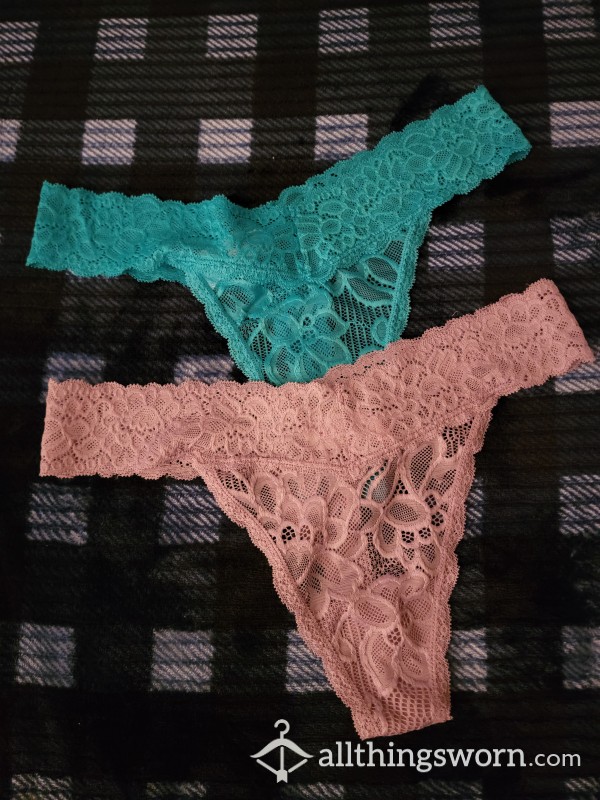 Lacey Thongs Available For 48hr Wear