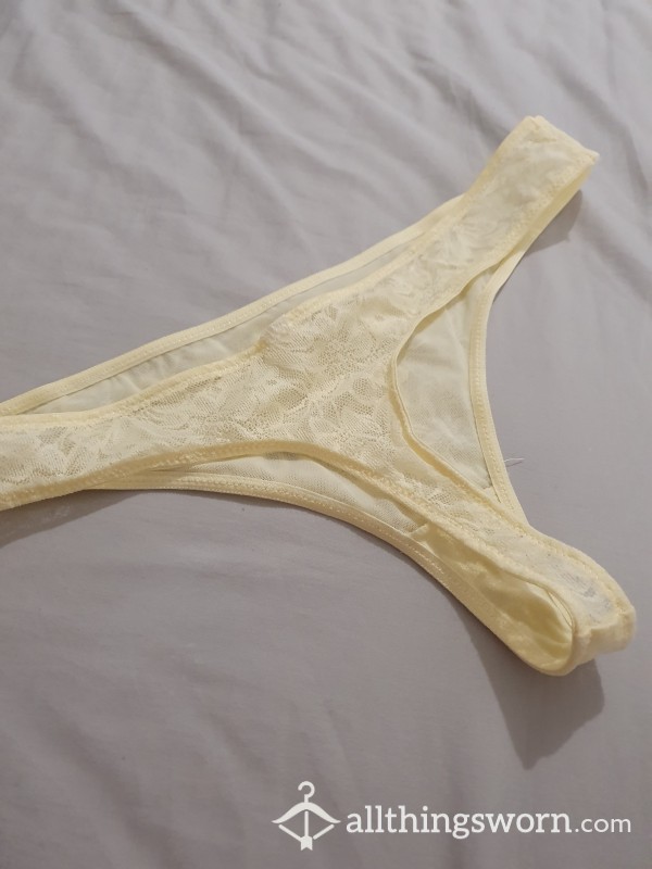 Lacey Yellow Gstring