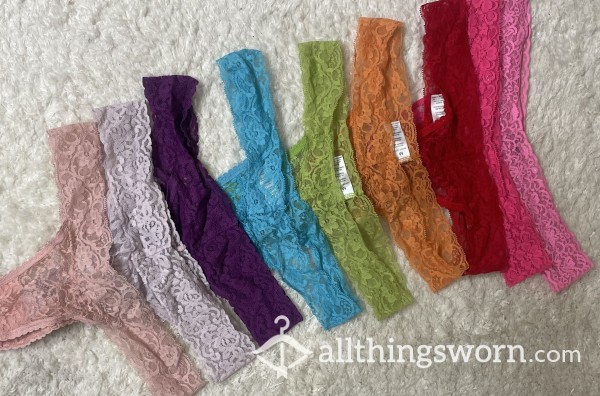 Lacey Thongs, Lots Of Colors!!