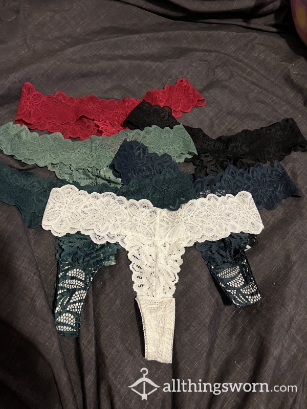 Lacy Thongs Take Your Pick
