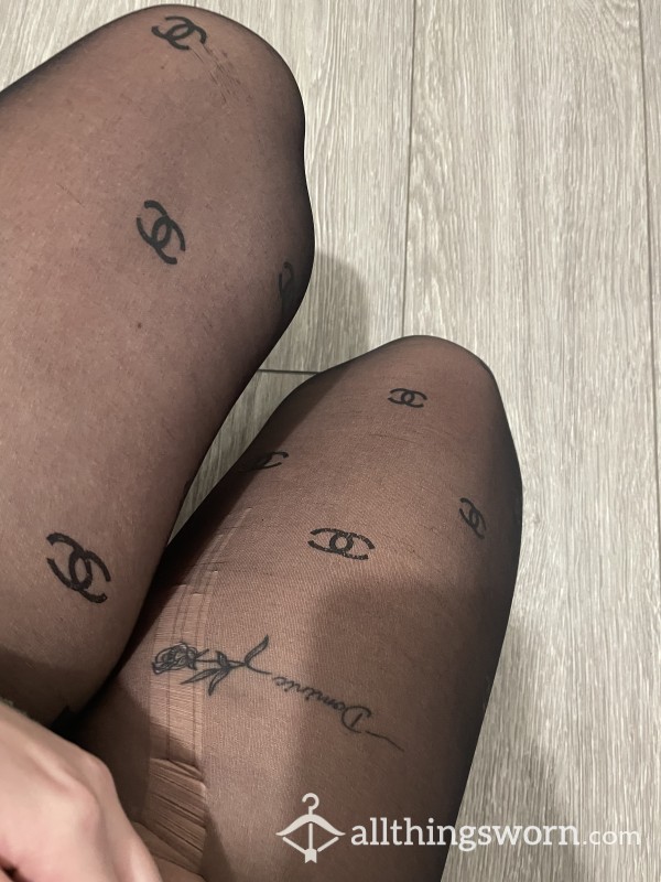 Laddered Chanel Tights