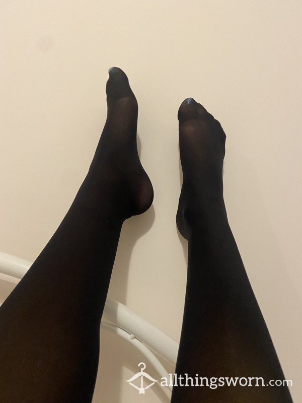 Ladies Worn Tights - Worn All Day In The Office