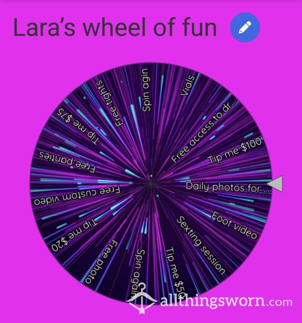 Lara’s Wheel Of Fun